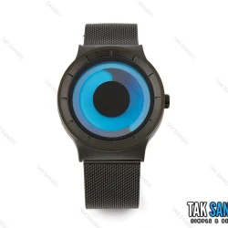 ساعت مچی زیرو مردانه صفحه آبی مدل Ziiiro-1543-G-L