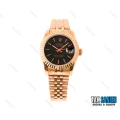 ساعت رولکس زنانه رزگلد مدل دیت جاست Rolex-1588-L
