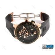 ساعت مردانه اولیس ناردین مشکی اتوماتیک مدل Ulysse-1745-G