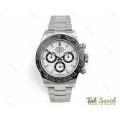 ساعت مردانه رولکس سه موتوره دیتونا سیلور سفید Rolex-2072-G
