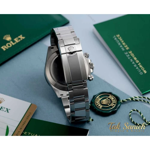 ساعت مردانه رولکس سه موتوره دیتونا سیلور سفید Rolex-2072-G