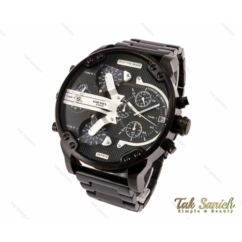 ساعت دیزل هفت موتوره مردانه مشکی Diesel-2826-G
