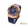 ساعت هابلوت زنانه سه موتوره رزگلد سرمه ای Hublot-2842-L