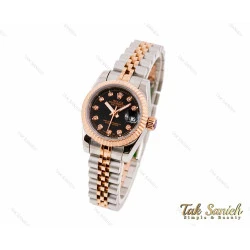 ساعت رولکس زنانه دیت جاست سایز کوچک مدل Rolex-2862-L