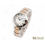 ساعت کارتیر بالن بلو زنانه رزگلد سیلور مدیوم Cartier-3110-L