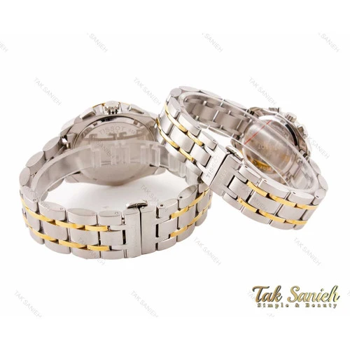 ساعت تیسوت مردانه سه موتوره طلایی سیلور  Tissot-3166-S
