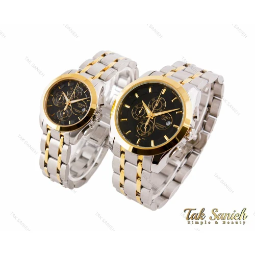 ساعت تیسوت مردانه سه موتوره طلایی سیلور  Tissot-3166-S