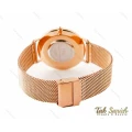 ساعت دنیل ولینگتون مردانه رزگلد بند حصیری صفحه سفید Daniel-3181-G