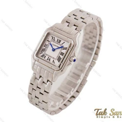 ساعت مچی کارتیه پنته زنانه نقره ای مدیوم Cartier-3189-L