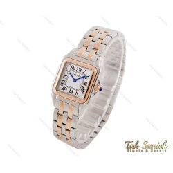 ساعت مچی کارتیر پنتر زنانه دورنگ رزگلد مدیوم Cartier-3190-L