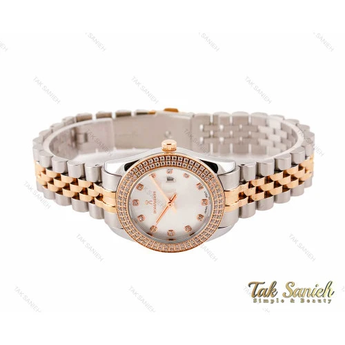 ساعت رومانسون دورنگین زنانه مدل Romanson-3214-L