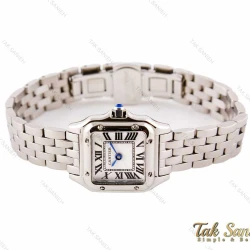 ساعت مچی کارتیه پنته زنانه نقره ای اسمال Cartier-3223-L