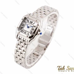 ساعت مچی کارتیه پنته زنانه نقره ای اسمال Cartier-3223-L