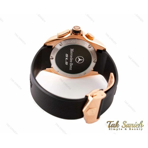 ساعت تگ هویر مرسدس بنز رزگلد مشکی Tag-3227-G