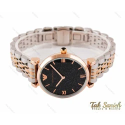 ساعت امپریو آرمانی زنانه رزگلد نقره ای صفحه کهکشانی Armani-2900-L