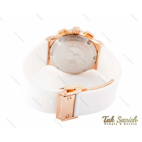ساعت هابلوت زنانه سفید نگین دار سه موتوره Hublot-2917-L