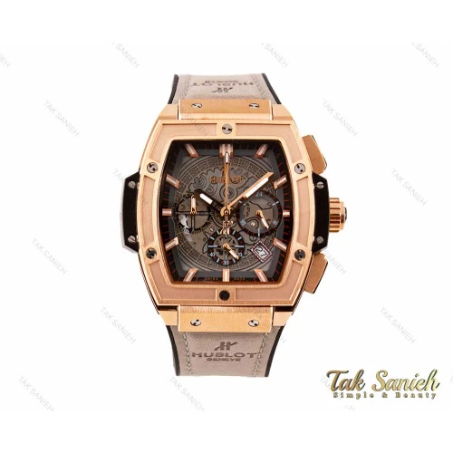 ساعت مردانه هابلوت مدل Spirit of Big Bang رزگلد طوسی Hublot-2925-G