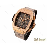 ساعت مردانه هابلوت مدل Spirit of Big Bang رزگلد طوسی Hublot-2925-G
