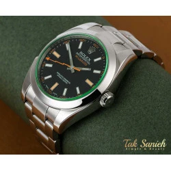 ساعت رولکس میلگاس مردانه اتوماتیک سیلور مشکی Rolex-2989-G