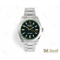 ساعت رولکس میلگاس مردانه اتوماتیک سیلور مشکی Rolex-2989-G