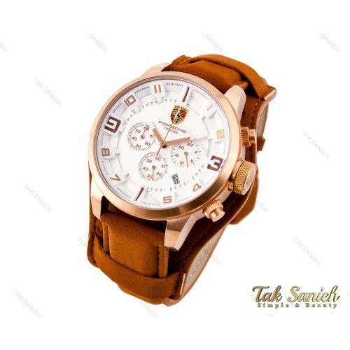 ساعت پورشه کرنوگراف سه موتوره مردانه مدل Porsche-3042-G