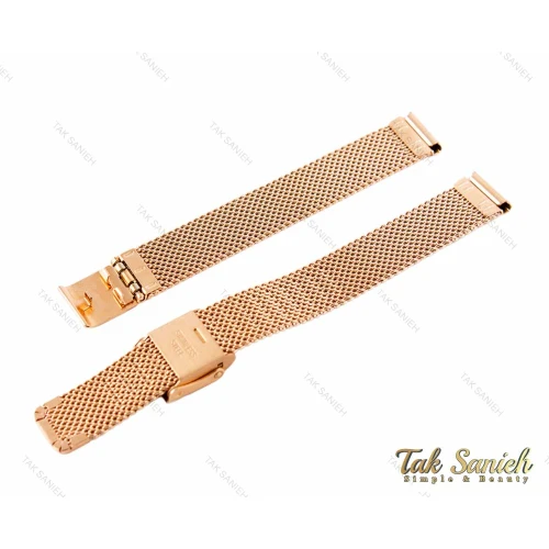 بند ساعت دنیل ولینگتون حصیری زنانه رزگلد Daniel-Strap-3027-L