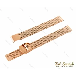 بند ساعت دنیل ولینگتون حصیری زنانه رزگلد Daniel-Strap-3027-L