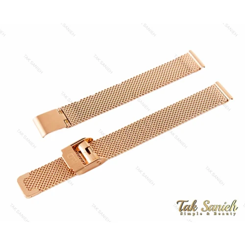 بند ساعت دنیل ولینگتون حصیری زنانه رزگلد Daniel-Strap-3027-L