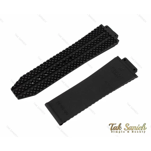 بند ساعت مچی هابلوت رابر مردانه مدل Hublot-Strap-2974-G