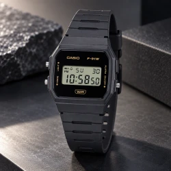 ساعت کاسیو F-91WB-8A اصل فول مشکی Casio-11962-U