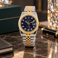 ساعت رولکس مردانه مدل دیت جاست سایز متوسط Rolex-3529-G