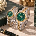 ساعت ست رولکس دیت جاست صفحه سبز Rolex-3685-S