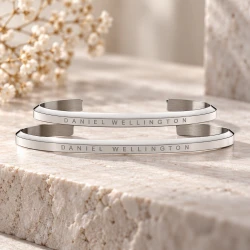 ست دستبند زنانه و مردانه دنیل ولینگتون نقره ای DW-Bracelet-5372-U