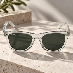 عینک دودی ری بن RB0501-3 پلاریزه شیشه ای RayBan-10053-U