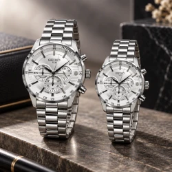 ساعت مچی ست سیکو رفرنس 31693 سه موتوره فول استیل Seiko-11464-S