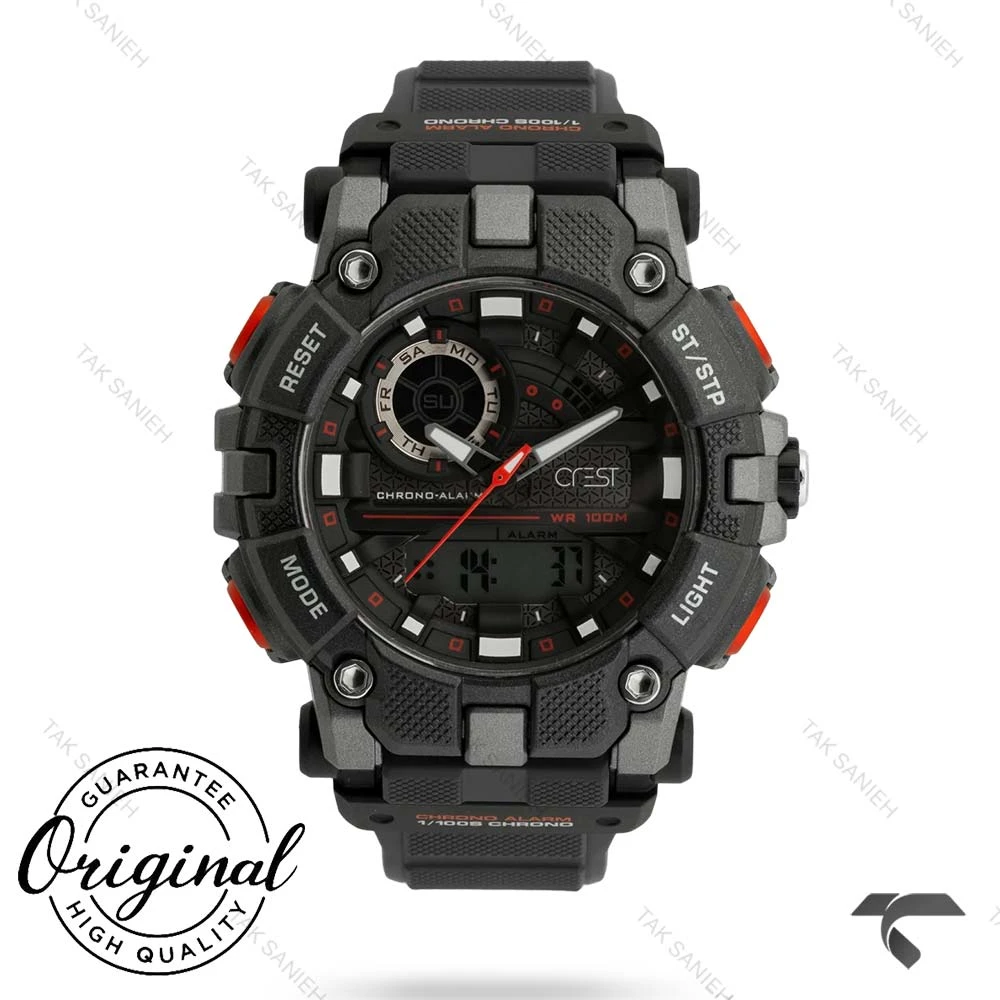 ساعت کرست مدل 9516-1 مردانه مشکی Crest-11416-U